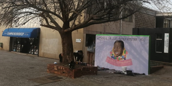 Asithandile Kwasa Zozo smiles at Witsies as they come in and out of the Matrix